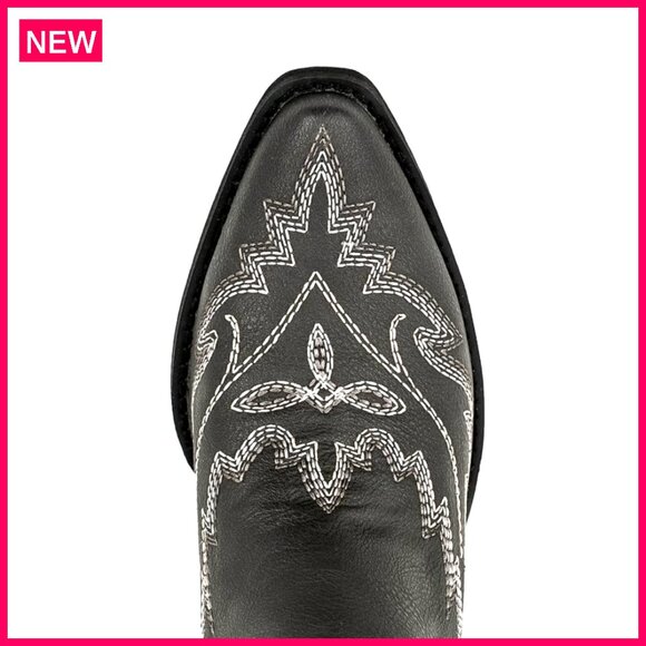 Thigh High Cowboy Boots Wide Calf Embroidered Over the Knee Western - Picture 6 of 7